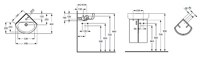 Раковина Ideal Standard Connect Space E793101