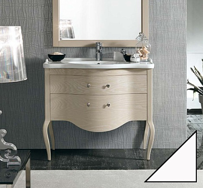 Тумба с раковиной Eban Sonia 95 белая