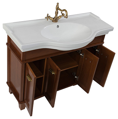 Тумба с раковиной Aquanet Николь 110