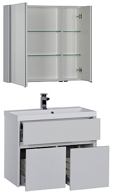 Мебель для ванной Aquanet Латина 80 белая