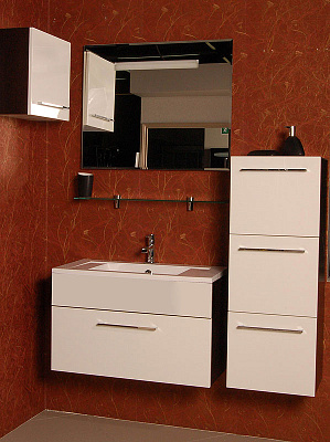 Тумба с раковиной De Aqua Кубика 90