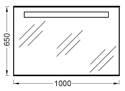 Зеркало Jacob Delafon 100