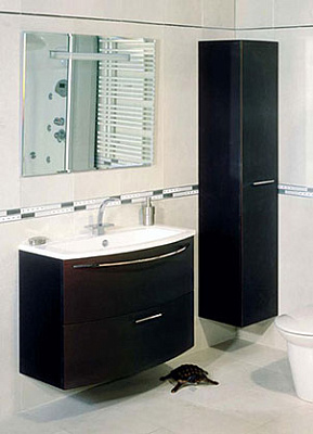 Тумба с раковиной De Aqua Лонг 90