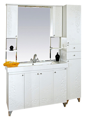 Мебель для ванной Misty Вирджиния Бабочка 105 белая