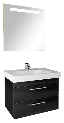 Тумба с раковиной Cezar Vita 60 черная