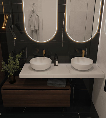 Столешница прямая Armadi Art FLAT CALACATTA 1410*460*70 869-140-CLCT