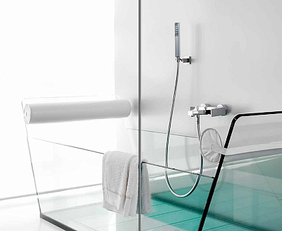 Смеситель Fima Carlo Frattini Brick F3504CR для ванны с душем