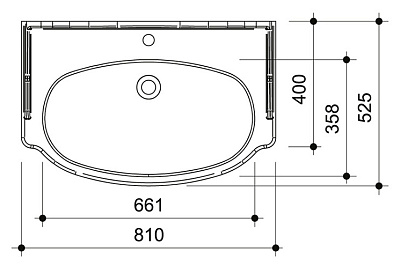 Консоль Caprigo 7060/80 бронза