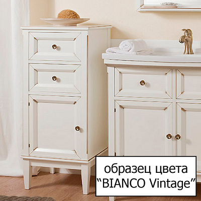 Шкаф Caprigo Джардин 360 BIANCO Light Vintage L