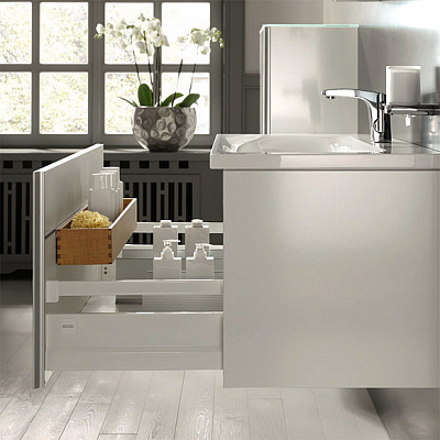 Тумба с раковиной Keuco Royal Reflex белый 65 см