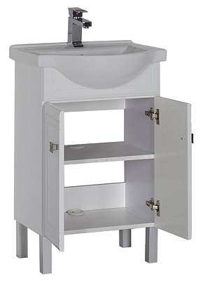 Тумба с раковиной Aquanet Стайл 55