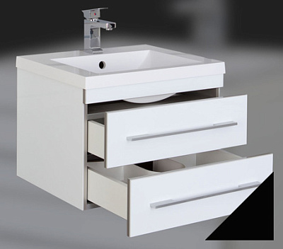 Мебель для ванной Aquanet Верона 58 подвесная черная