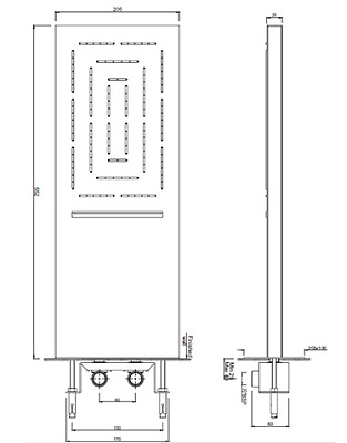 Верхний душ Jaquar Maze OHS-CHR-1649