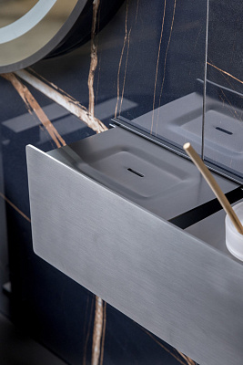 Мыльница для полки Boheme Gunmetal/Графит 10966-GM-SOAP