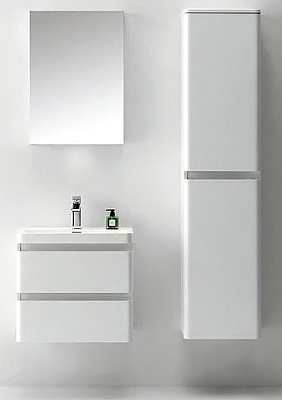 Тумба с раковиной BelBagno Energia-N 60 bianco lucido подвесная