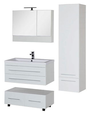 Мебель для ванной Aquanet Нота 90 белая