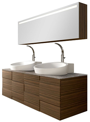 Зеркало-шкаф Am.Pm Admire (160 см) эбано