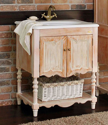 Тумба с раковиной Атолл Флоренция apricot