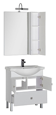 Мебель для ванной Aquanet Стайл 75 с нижним ящиком