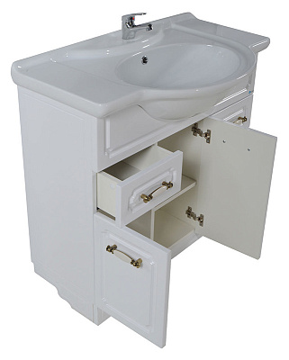 Мебель для ванной ASB-Mebel Астра нсв декор 85 белая