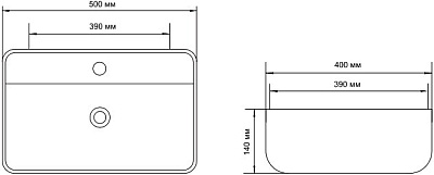 Раковина Aquanet SOUL-2-MB