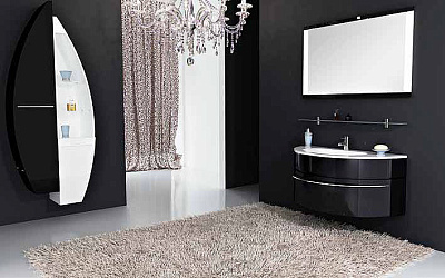 Тумба с раковиной De Aqua Эскалада 117 с ручкой