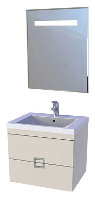 Тумба с раковиной De Aqua Варио 60 подвесная