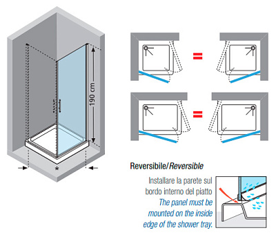 Душевой уголок Novellini Young 2G 80x90 см