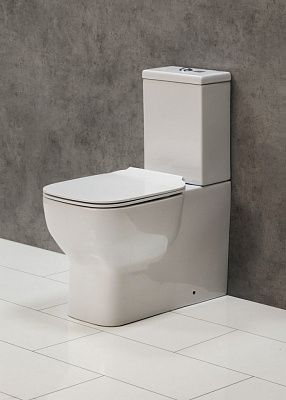 Чаша для унитаза приставного BelBagno Vaso BB127CP