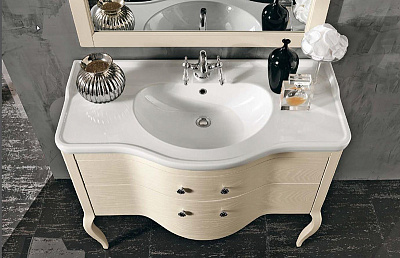 Тумба с раковиной Eban Sonia 108 белая