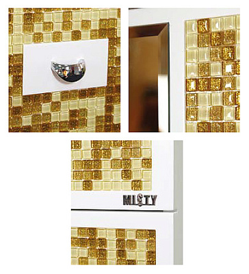 Зеркало Misty Морена 90 золотая мозаика