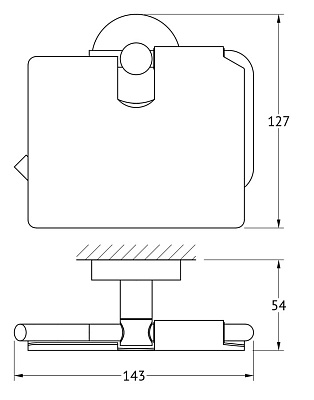 Держатель туалетной бумаги Artwelle Harmonie HAR 048 с крышкой