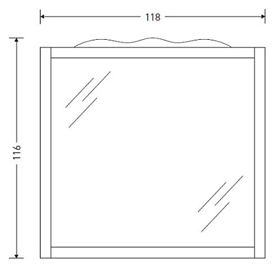 Тумба с раковиной Eban Gemma 120 белая