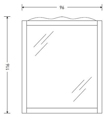 Мебель для ванной Eban Federica 105 белая