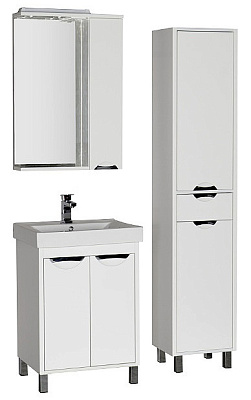 Мебель для ванной Aquanet Гретта 60 2 двери белая