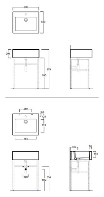 Раковина Simas Frozen FZ 10