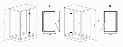 Душевая кабина Timo Puro Н-511 R