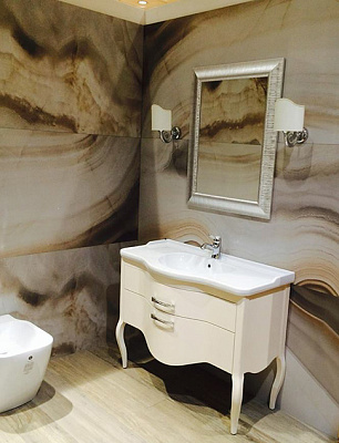 Тумба с раковиной Eban Sonia 108 белая