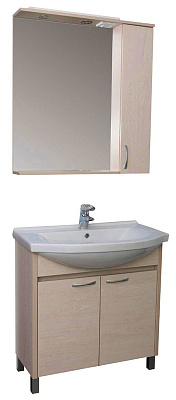 Мебель для ванной Aquanet Донна 80 светлый дуб