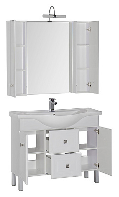 Мебель для ванной Aquanet Стайл 105 с ящиками