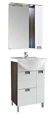 Тумба с раковиной Aquanet Сити 60 венге