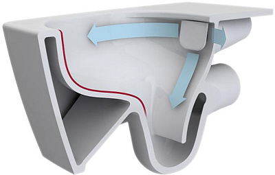 Унитаз напольный VitrA Sento back to wall 9830B003-7203