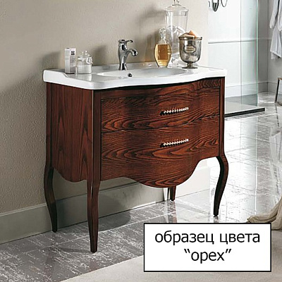 Тумба с раковиной Eban Sonia 108 орех