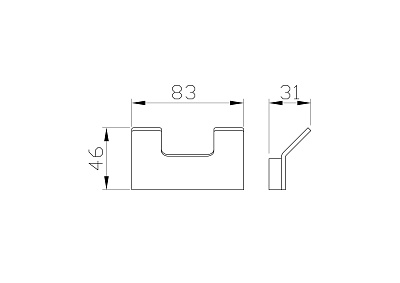 Двойной крючок для ванной WONZON & WOGHAND LOTTE, Хром WW-8325