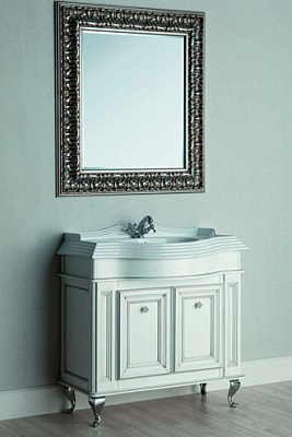 Тумба с раковиной Caprigo Фреско 90 BIANCO alluminio