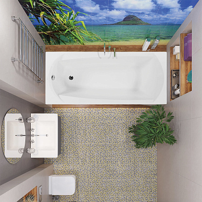 Акриловая ванна VAGNERPLAST Ebony (170 см)