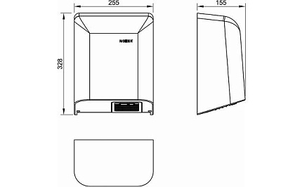 Сушилка для рук Nofer Big Flow 01461.W
