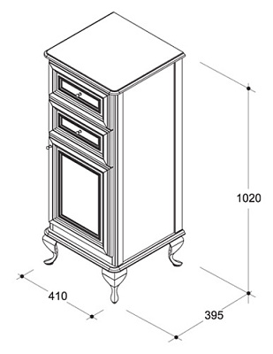Тумба Caprigo Фреско L
