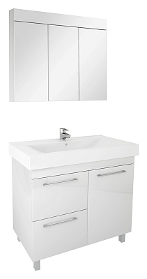 Зеркало-шкаф Cezar Sanus 90 белый