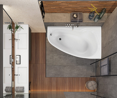 Акриловая ванна VAGNERPLAST AVONA 150 (L)